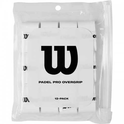 Blister Wilson Padel Pro Blanco 12 Overgrips