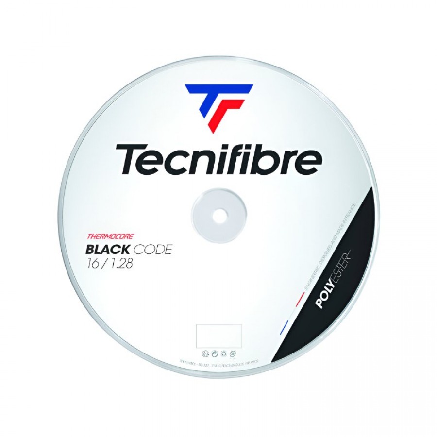 Bobina Cordaje 200m Tecnifibre Black Code 1,28mm  Oferta + Barato