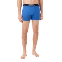 Boxers Lacoste en microfibre bleu marine 3 unités