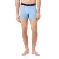 Boxers Lacoste en microfibre bleu marine 3 unités