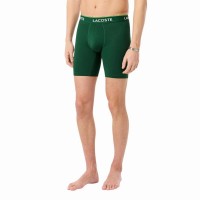 Lacoste Vert Blanc Noir Boxers 3 Unités