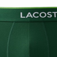 Lacoste Vert Blanc Noir Boxers 3 Unités