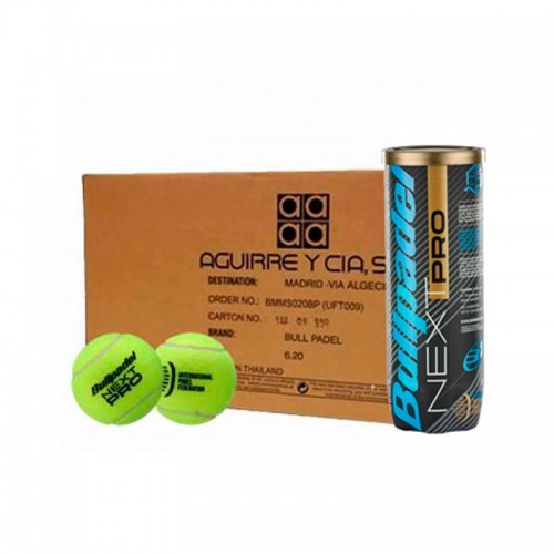 Cajon 72 Pelotas - 24 Latas de 3 pcs - Bullpadel FIP Next Pro Cajon 72 Pelotas - 24 Latas de 3 pcs - Bullpadel FIP Next Pro