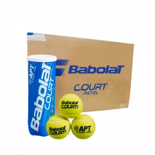 Cajon 72 Pelotas - 24 Barcos de 3 pcs Babolat Court Padel Cajon 72 Pelotas - 24 Barcos de 3 pcs Babolat Court Padel