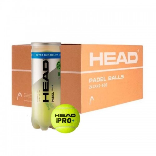 Caixa 72 Bolas - 24 Potes de 3 pecas - Head Padel Pro + Caixa 72 Bolas - 24 Potes de 3 pecas - Head Padel Pro +