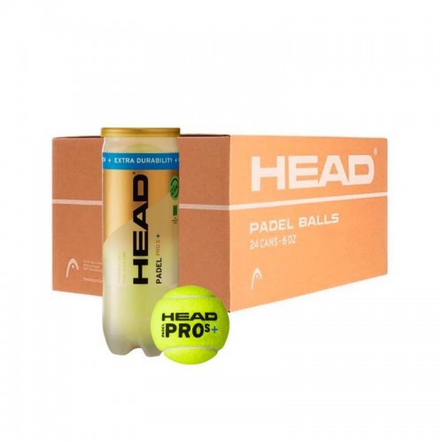 Caixa 72 Bolas - 24 Latas de 3 pcs - Head Padel Pro S+ Caixa 72 Bolas - 24 Latas de 3 pcs - Head Padel Pro S+