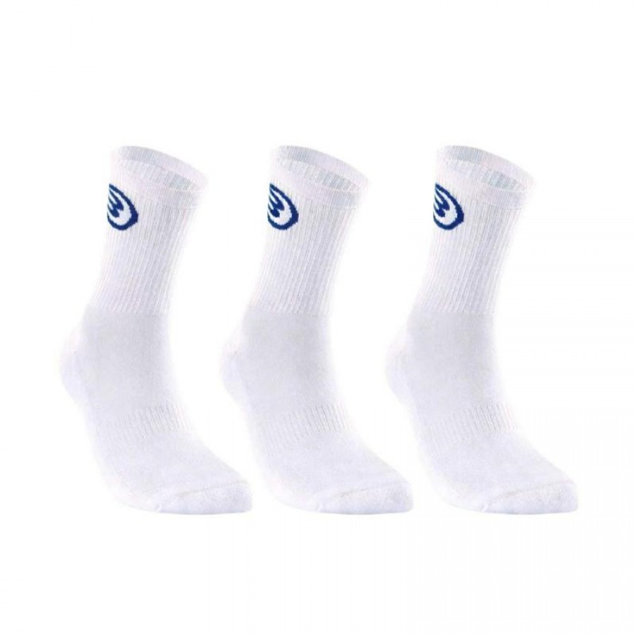 Bullpadel BP262 White Socks 3 Pairs