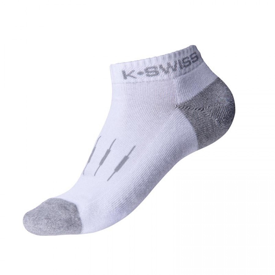Kswiss All Court White Socks 3 Pair  Offer + Cheap
