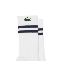 Meias de Corte Alto Lacoste Sport Marinho Branco 1 Par  Oferta + Barato