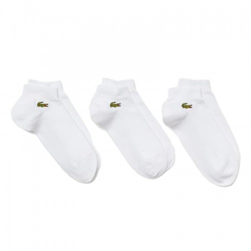 Chaussettes Lacoste Sport Cut Low White 3 Paires