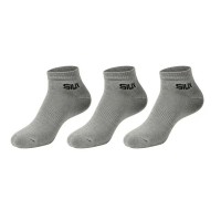 Siux Basic 26 Short Socks Grey 3 Pairs