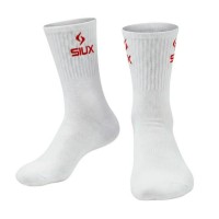 Siux Groove High Shaft Socks Orange White 2 Pairs