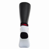 Calcetines Softee Tobilleros Blanco Negro 1 Par