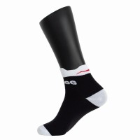 Calcetines Softee Tobilleros Negro Blanco 1 Par