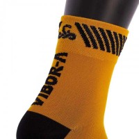 Vibora Kait Mid-Calf Socks Gold Black 1 Pair PADELPOINT Vibora Kait Mid-Calf Socks Gold Black 1 Pair