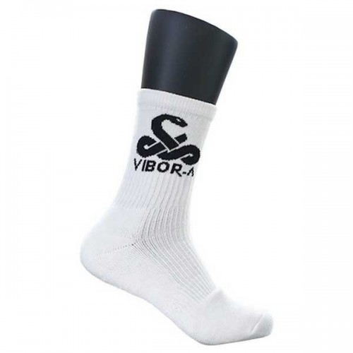 Sebora Socks Cane Medio Premium Branco 1 Par