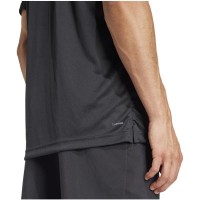 Camiseta Adidas Club 3 Stripes Negro Blanco