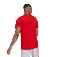 Camiseta Adidas Club 3 Listras Vermelhas