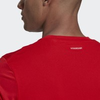 Camiseta Adidas Club 3 Listras Vermelhas