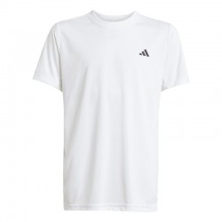 Camiseta branca júnior do Adidas Club