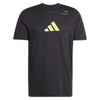 Camiseta Adidas Tennis Category Graphic Negro Limon  Oferta + Barato