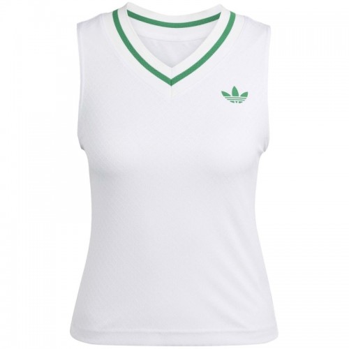 Camiseta Adidas Original Tirantes London Blanco Mujer