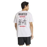 Camiseta Adidas Wanted Graphic Blanco