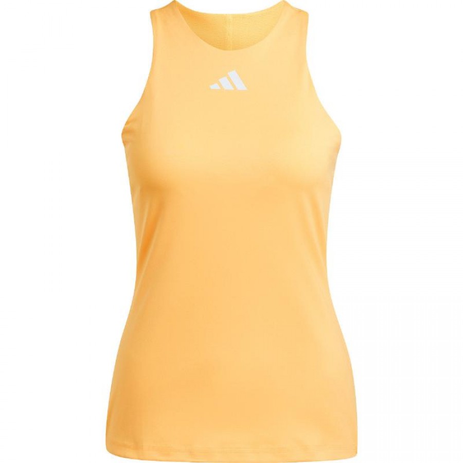 Camiseta Adidas Y-Tank Naranja Blanco Mujer  Oferta + Barato