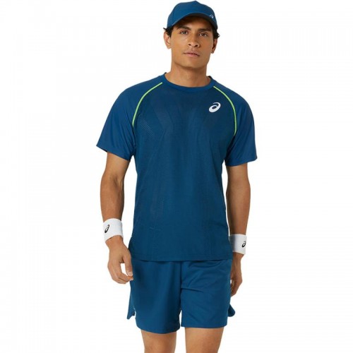 Camiseta Asics Match Azul Mako