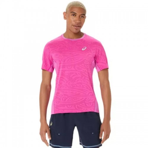 Camiseta Asics Luta SS Top Rosa Sakura