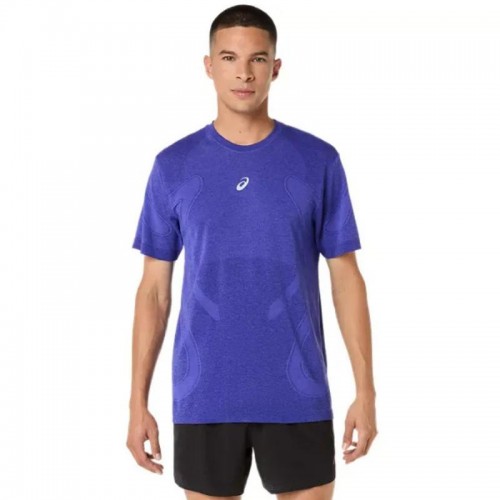 Camiseta Asics Road Sem Costuras SS Top Purpura