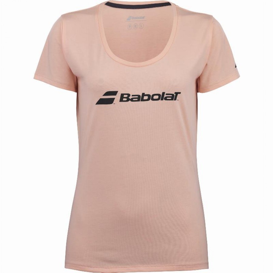 Camiseta Babolat Exercise Rosa Melocoton Junior