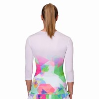 Bidi Badu Kaleido V-Neck White Mix Women''s T-Shirt  Offer + Cheap