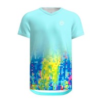 Camiseta Bidi Badu Melbourne V-Neck Aqua Mix  Offer + Cheap