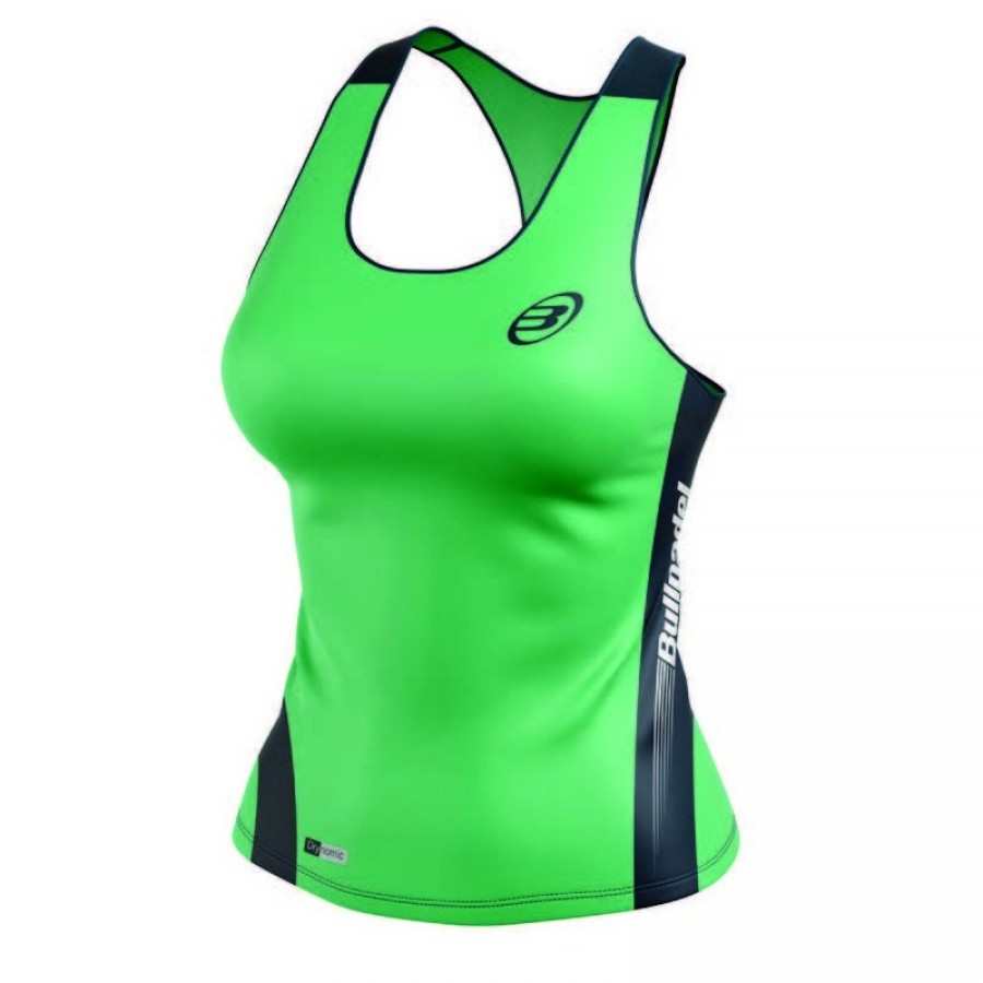 Camiseta Bullpadel Binas Fluor Verde  Oferta + Barato