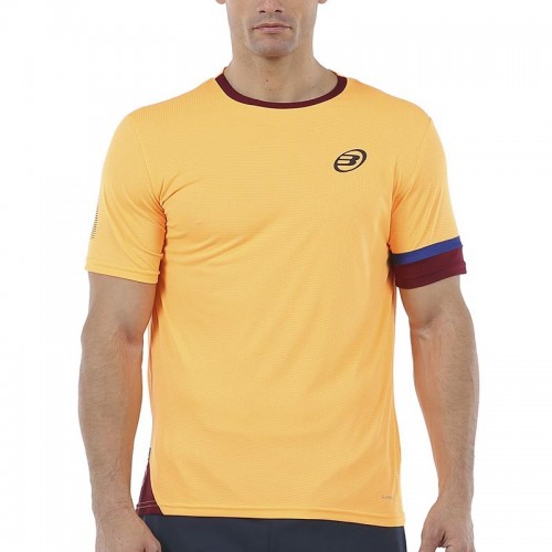 Camiseta Bullpadel Carpeter Mandarina Fluor