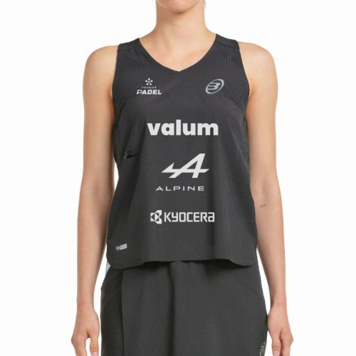 Camiseta Bullpadel Claudia Fernandez Premier Padel Finals veste preto Camiseta Bullpadel Claudia Fernandez Premier Padel Finals veste preto