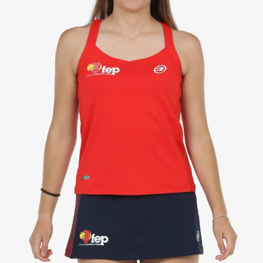 Bullpadel FEP Exima Red T-Shirt  Offer + Cheap