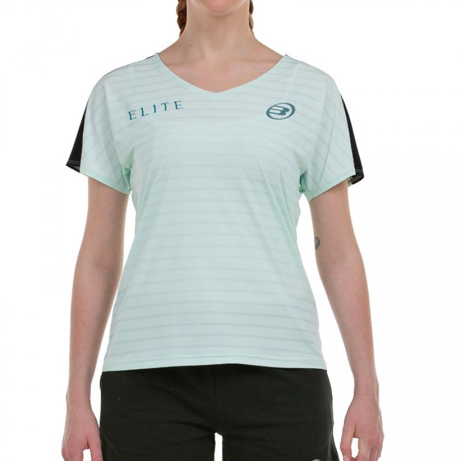 Camiseta Bicolor Bullpadel Gemma Triay 25V Verde Água