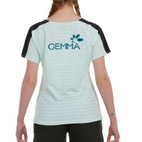 Camiseta Bicolor Bullpadel Gemma Triay 25V Verde Água