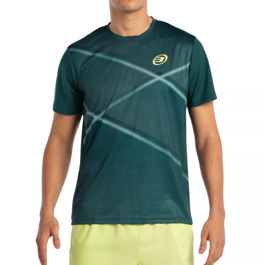 T-Shirt Bullpadel Ladra Vert Foncé  Offre - Pas cher