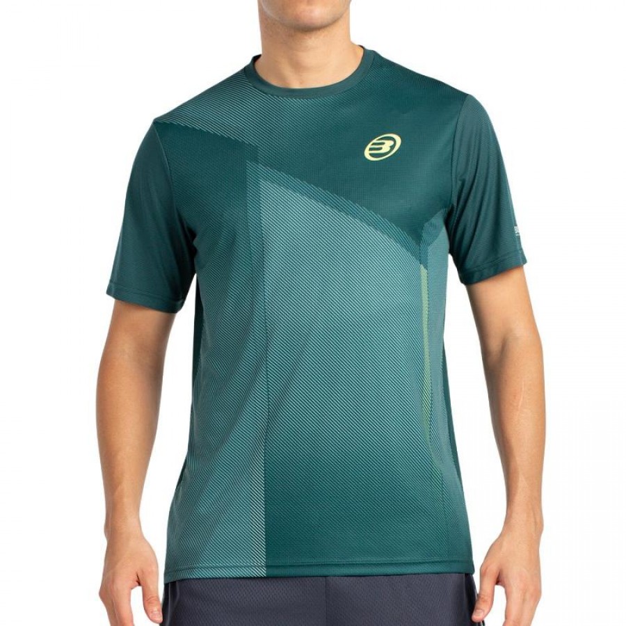 T-shirt Bullpadel Lagar vert foncé  Offre - Pas cher
