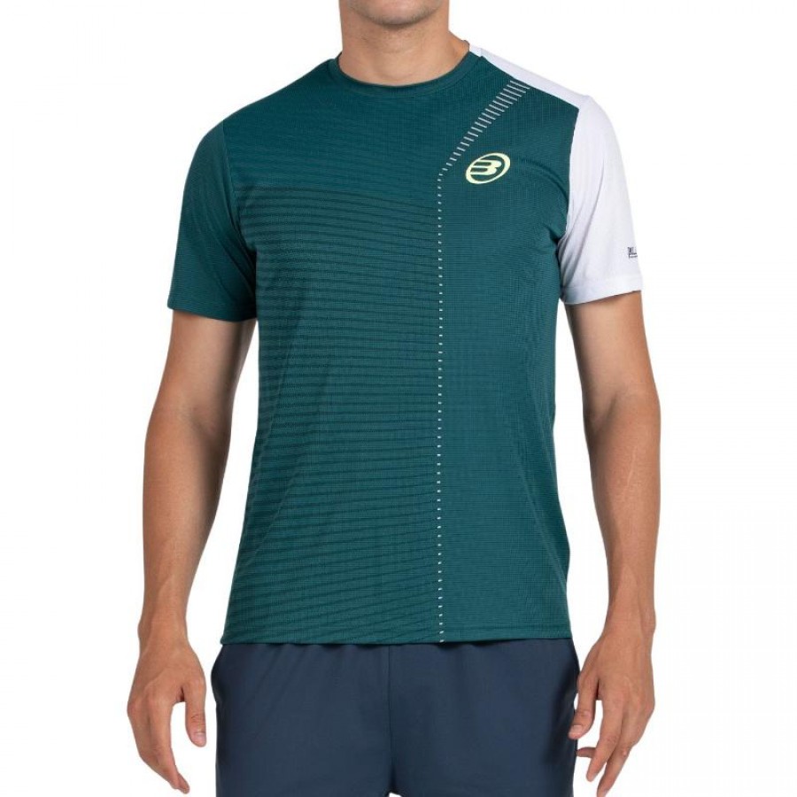 T-Shirt Bullpadel Llico Vert Foncé  Offre - Pas cher