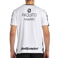 Camiseta Bullpadel Paquito Navarro 25I Branca  Oferta + Barato