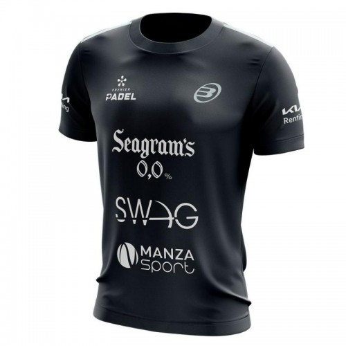 Camiseta preta Bullpadel Paquito Navarro Premier Padel Finals Licio Camiseta preta Bullpadel Paquito Navarro Premier Padel Finals Licio