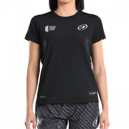 Camiseta Bullpadel WPT Llama Negro