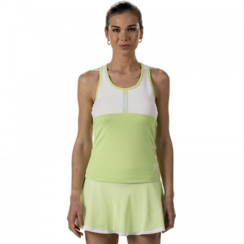 Camiseta Drop Shot Lys Verde Blanco