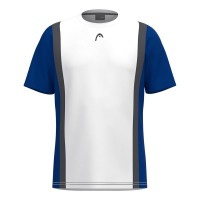 Head Club 25 Tech White Royal Blue T-Shirt  Offer + Cheap