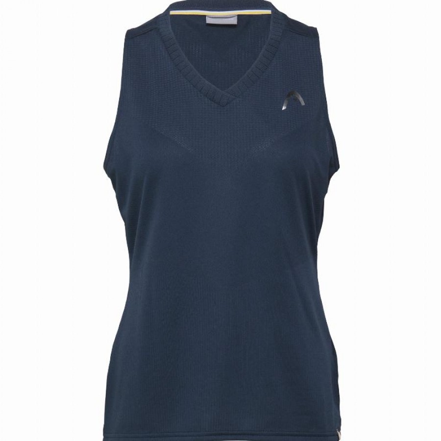 Camiseta Head Performance Azul Marino Mujer  Oferta + Barato