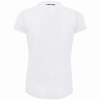T-shirt blanc Head Tie Break pour femme